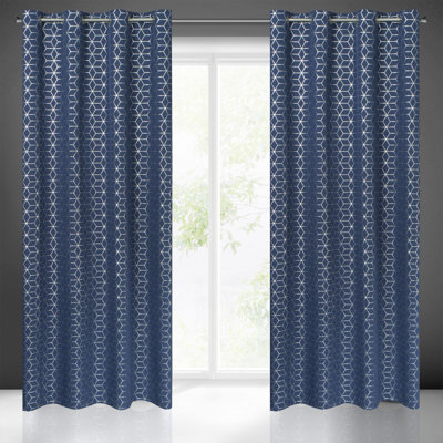 Holtby Eyelet Semi Sheer Curtain