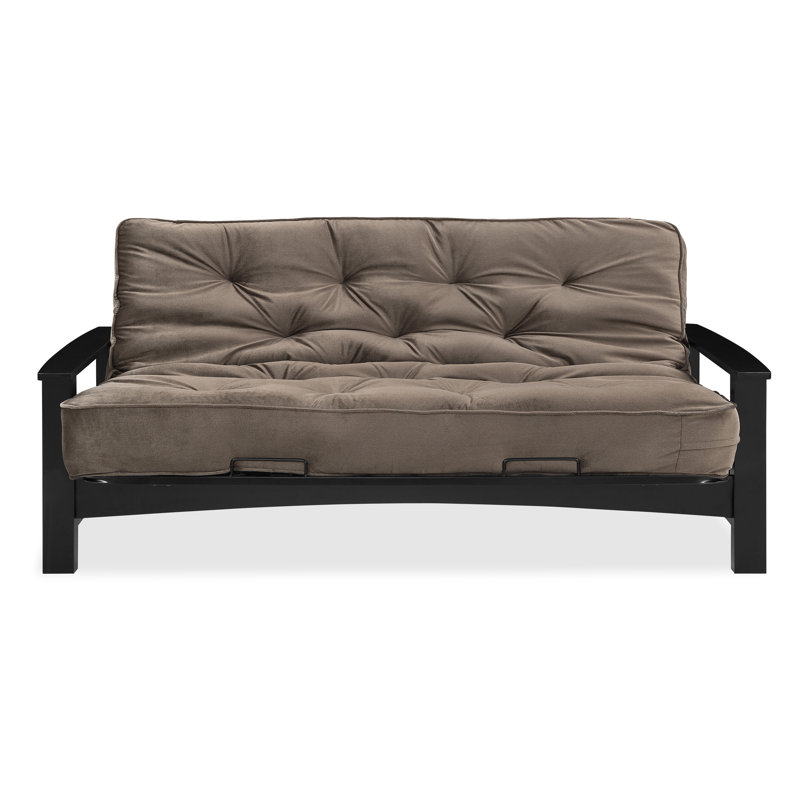 Futon et matelas Mccalla, Brun cendré