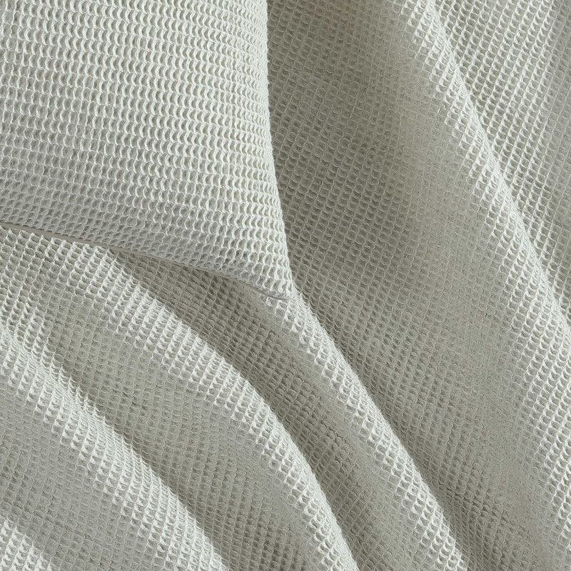 Ensemble de housse de couette réversible 3 pièces Calvin Klein Microwaffle, Housse de couette très grand et 2 très grandes t