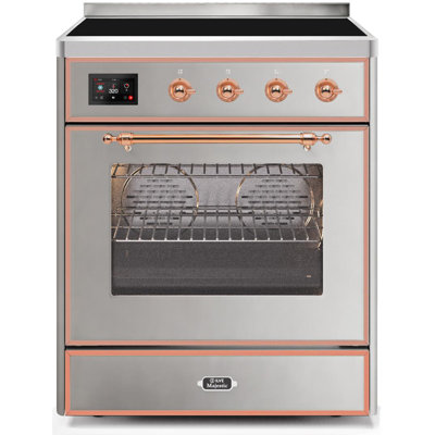 Cuisinière à induction 40 pouces avec 6 éléments à induction ILVE Majestic II Series (porte en verre)