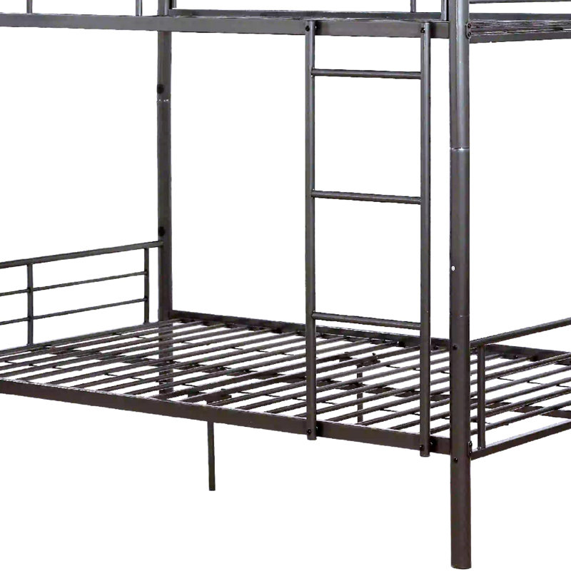Lit superposé double Lauier, Gris bronze