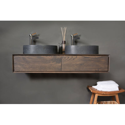 Hadria Granite Handmade Oval Bathroom Sink