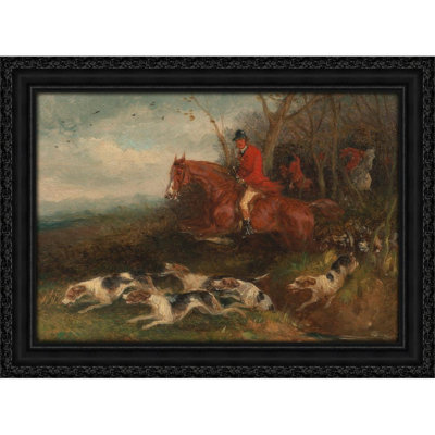 Foxhunting; Breaking Cover (1863)