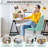 Home Office Desk Chair, Office Chairs Desk Chair Rolling Task Chair Computer Chair Adjustable With Wheels Armless For Bedroom, Vanity Chair For Makeup Room, Living Room-1894578879