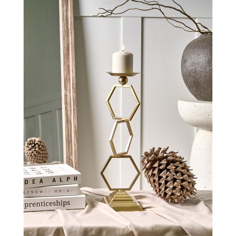 Metal Tabletop Candlestick