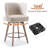 Mangu Upholstered Swivel Stool-1238722646