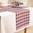 Morgan Check - 100% Pure Linen Table Runner-114726917-114726910