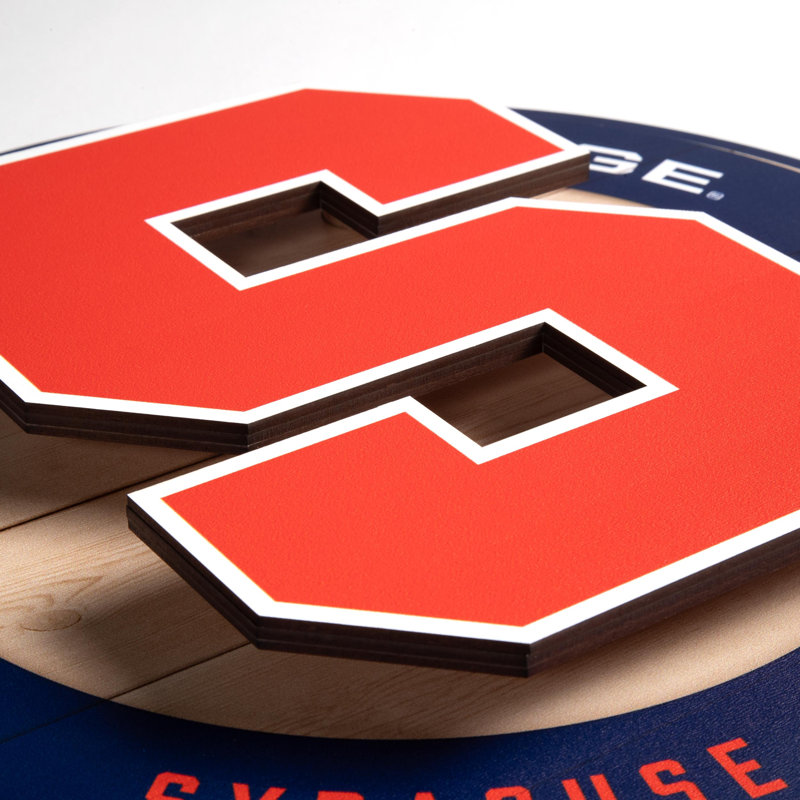 NCAA Syracuse Orange 3DX Circle Wall Art