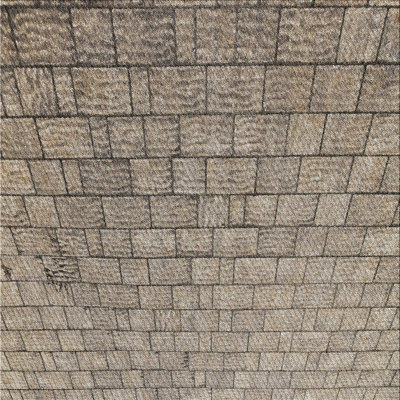 Tapis gris tissé à la machine