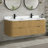 Bulloch 60'' Double Bathroom Vanity With Engineered Quartz Top
