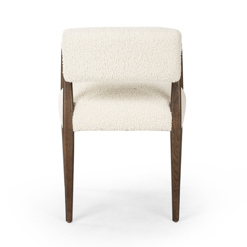 Tyler Upholstered Arm Chair, Cream