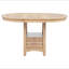 Table de salle à manger ovale extensible de 60 pouces de hauteur comptoir