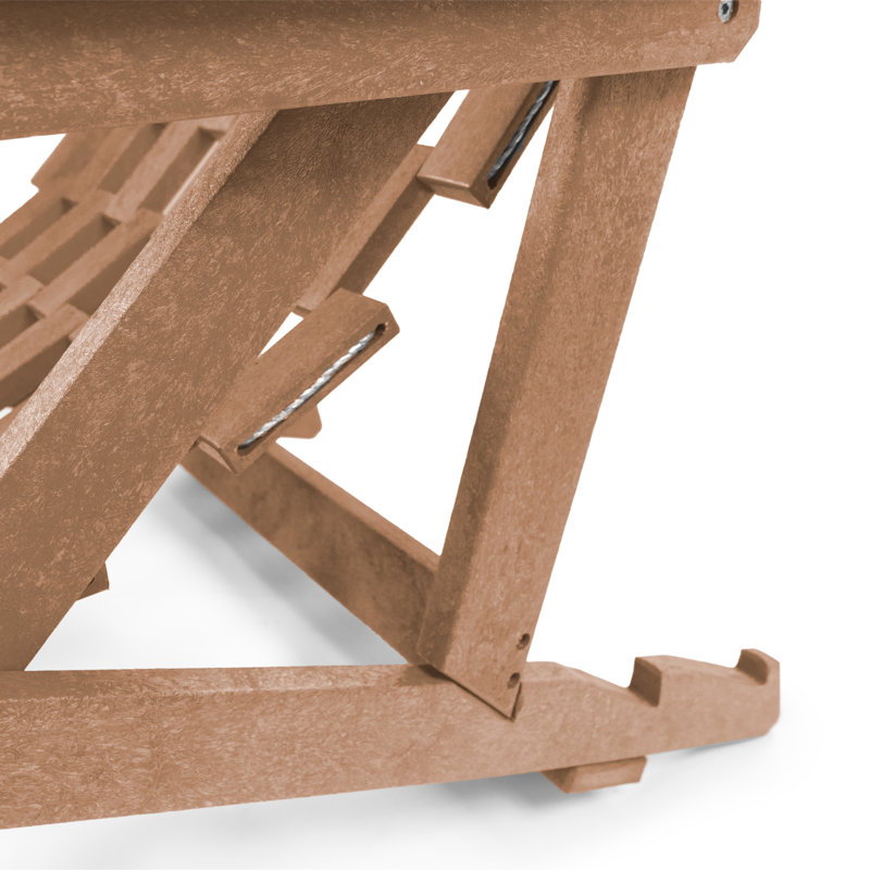 Méridienne d'extérieur pliable Pinecrest, Teck