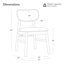 Ensemble de salle à manger extensible-82022300-82022303