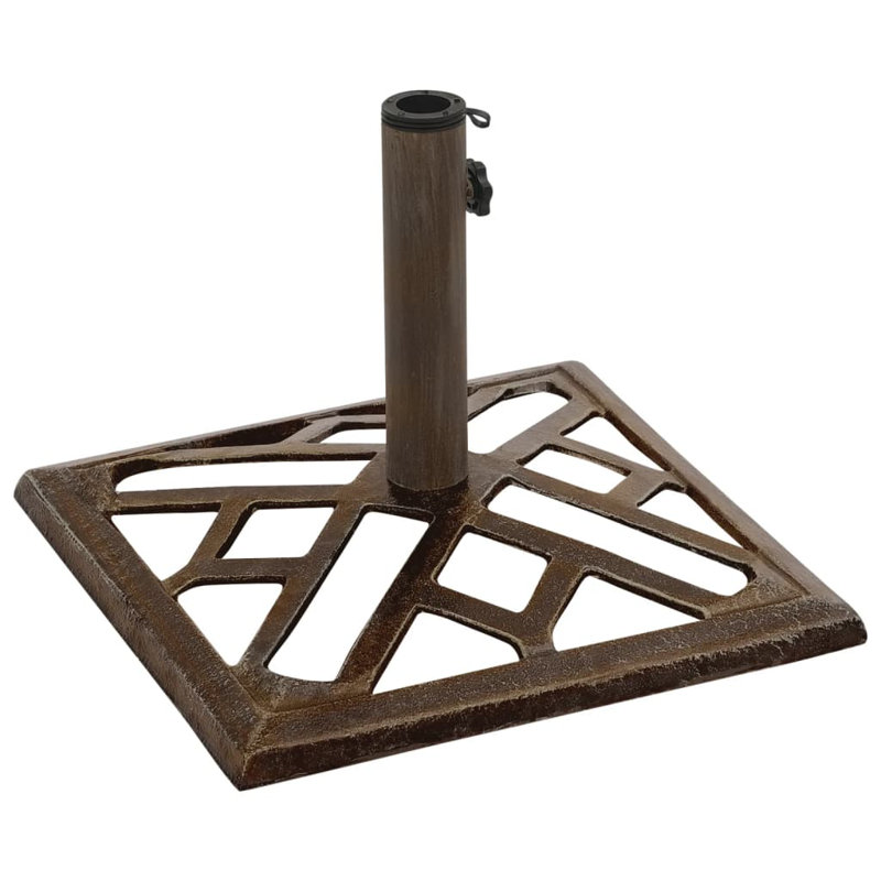 Gulley 8.2kg Cast Iron Free Standing Umbrella Base, Bronze 
