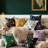 Velvet Floral Hummingbird Pillow Covers, Whimsical Home Decorative Sofa Bed Covers-124338315-117496980