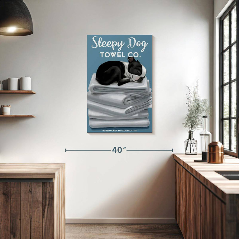 Brampt Sleepy Dog, 36" H x 24" W