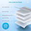 Matelas de futon japonais, matelas de sol épais et pliable, matelas de camping enroulable, gris-590061276