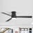 52-Inch Ceiling Fans With Lights, Low Profile Ceiling Fan With Light, Flush Mount Ceiling Fan With Remote Control, Ceiling Fan For Bedroom, 6 Speeds, 3 Reversible Blades-1342495495-1342495491
