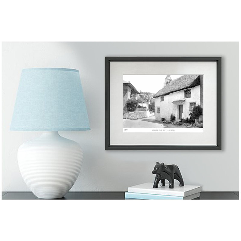 Strete, Old Cottage 1925 by Francis Frith - Single Picture Frame Print, 28cm H x 36cm W x 2.3cm D