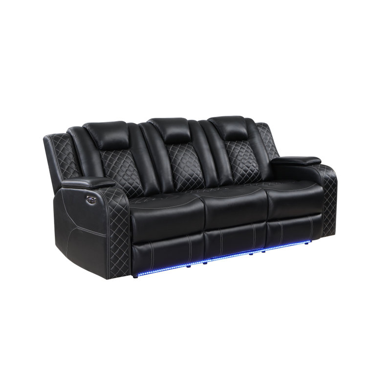 Canapé inclinable Radiant Power, Noir