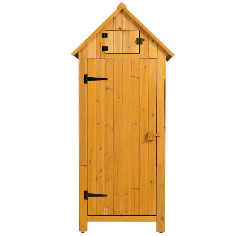 Spacieuse remise de jardin en bois, rangement extérieur de style rustique