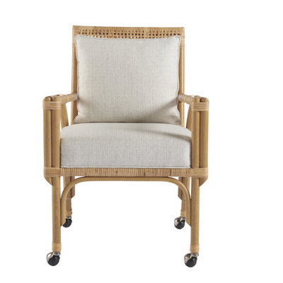 Adalard Arm Chair in Natural/White