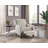 Modern Home Furniture Reclining Chair 1Pc Sand-Color Textured Fabric Upholstered Nailhead Trim Solid Wood Frame Self-Reclining Motion Chair-1377762641