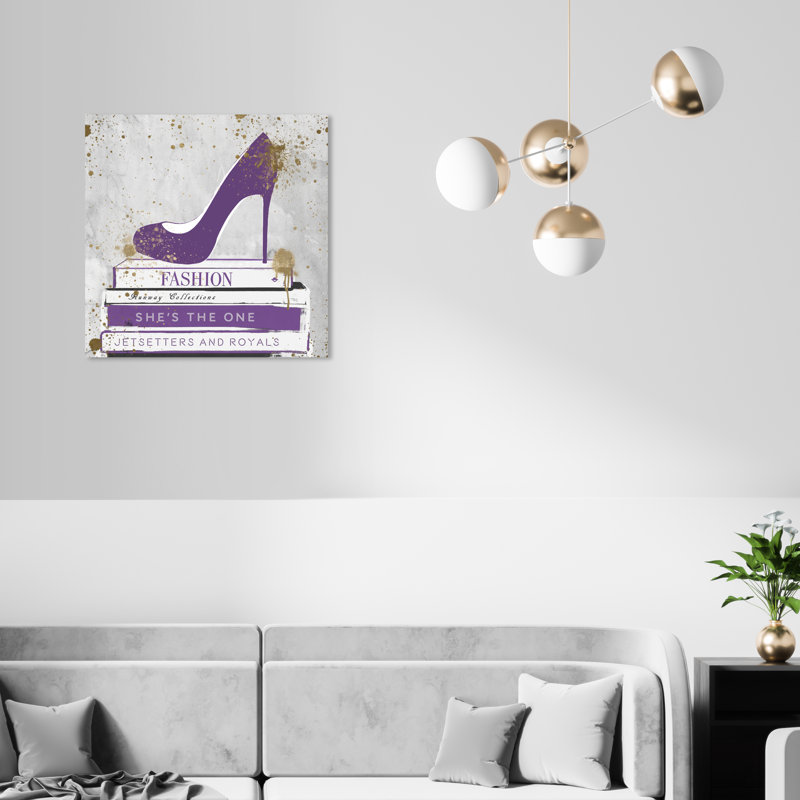 "She is the one" par Oliver Gal - cadre flottant, impression sur toile, H 20 po x l 20 po, Toile tendue