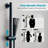 6-Setting 10Inch Completed Shower System With Dual Showerheads And Slider Bar