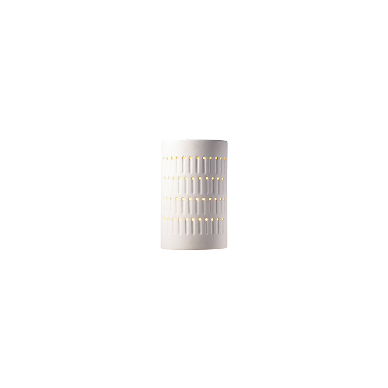 Maarten Ceramic Wall Light, Bisque