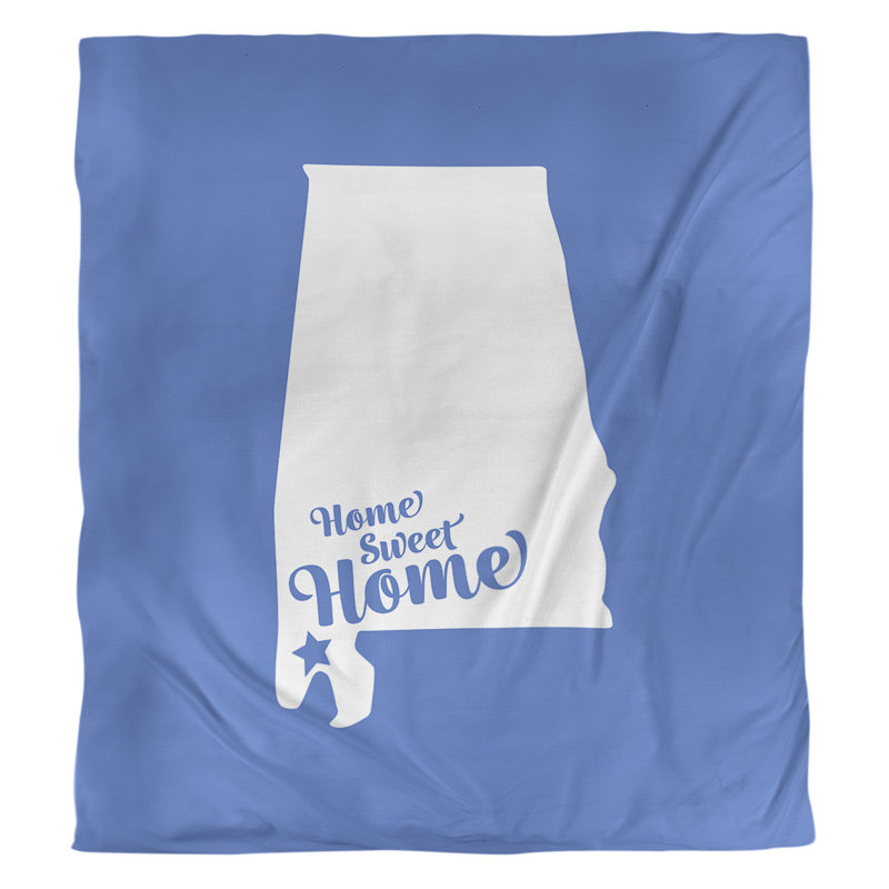 Housse de couette à la maison Mobile, Housse de couette pour grand lit, Bleu
