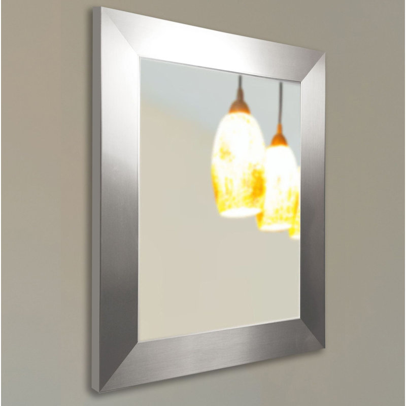 Dematteo Flat Wall Mirror, 32" H x 20" W