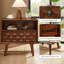 Table de chevet 21,89 po Mid-Century-130019721