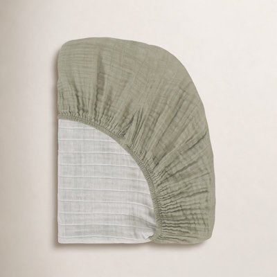 Matcha Muslin Crib Sheet