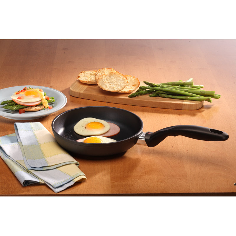Try Me Non Stick Aluminum Frying Pan, 8" W, Dark Gray