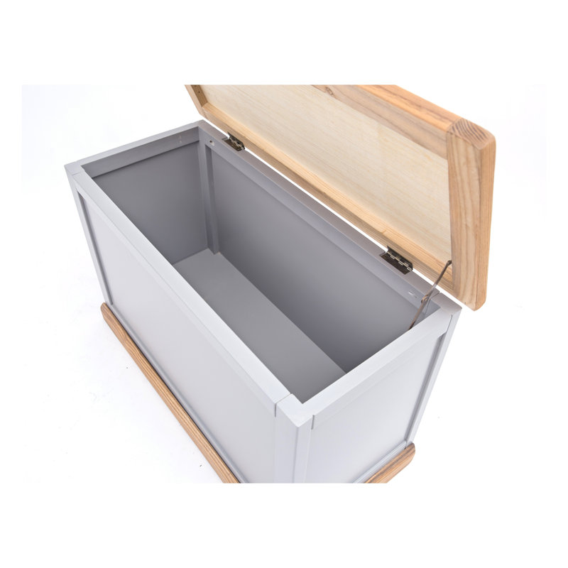Milaca Blanket Chest, Natural/Grey