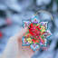 Ornements en forme de flocon de neige en forme de cardinal par Debrekht