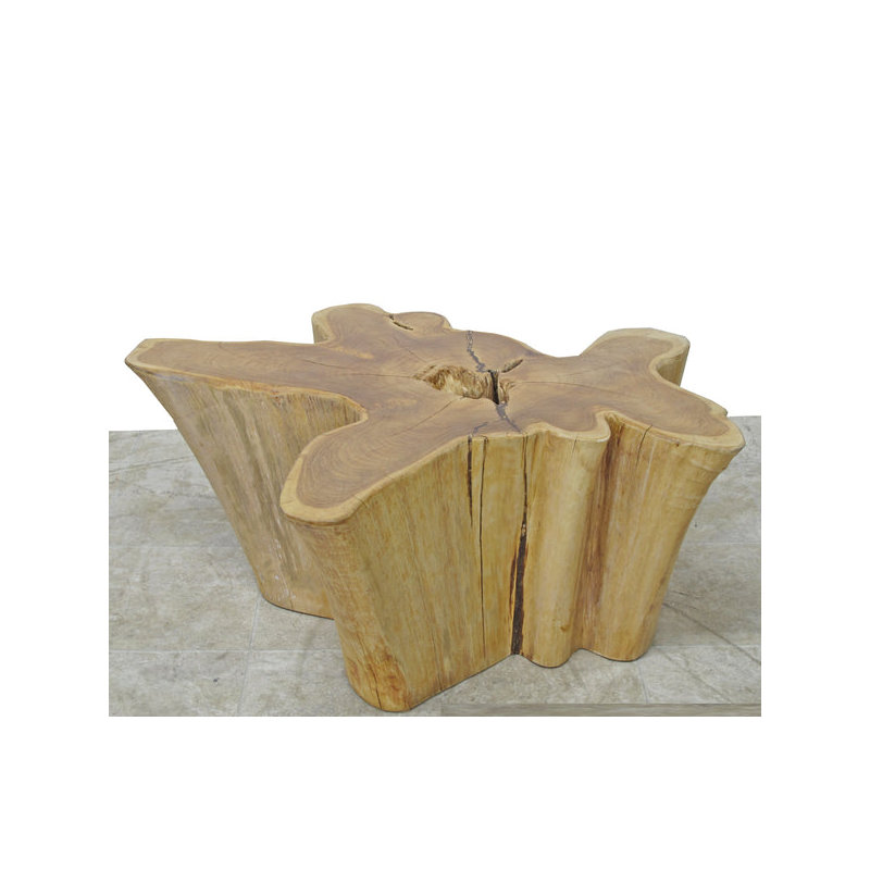 Table basse en bois massif
