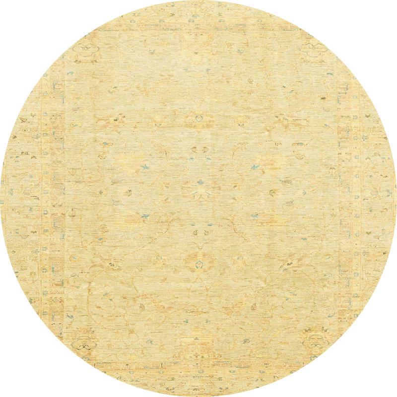 Oriental Indoor Rug, Round 5'