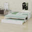 Structure de lit de jour extensible polyvalente, lit de jour avec lit gigogne-294140708