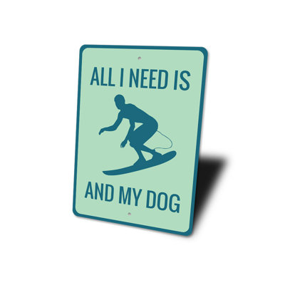 Signe surf et mon chien