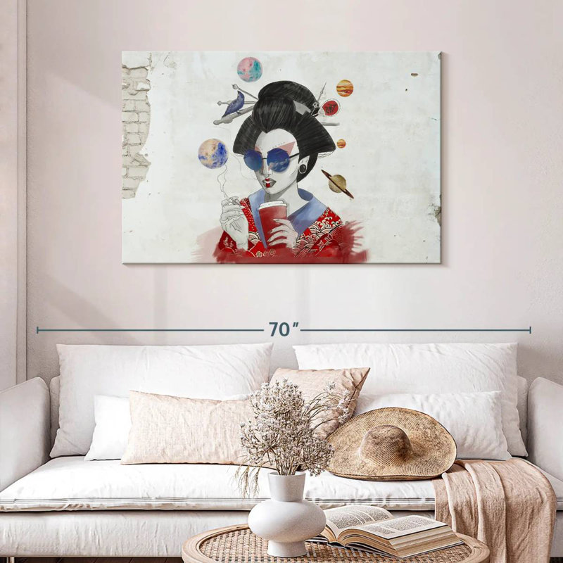 Geisha urbaine Leisha, H 30 po x l 45 po