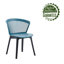 Chaise d'appoint à dossier en lattes Vinson-2057592460