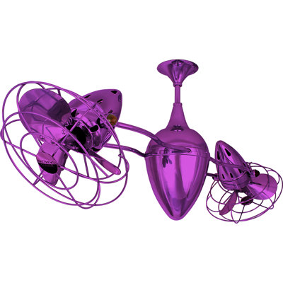 48" Ar Ruthiane 6 Blade Ceiling Fan