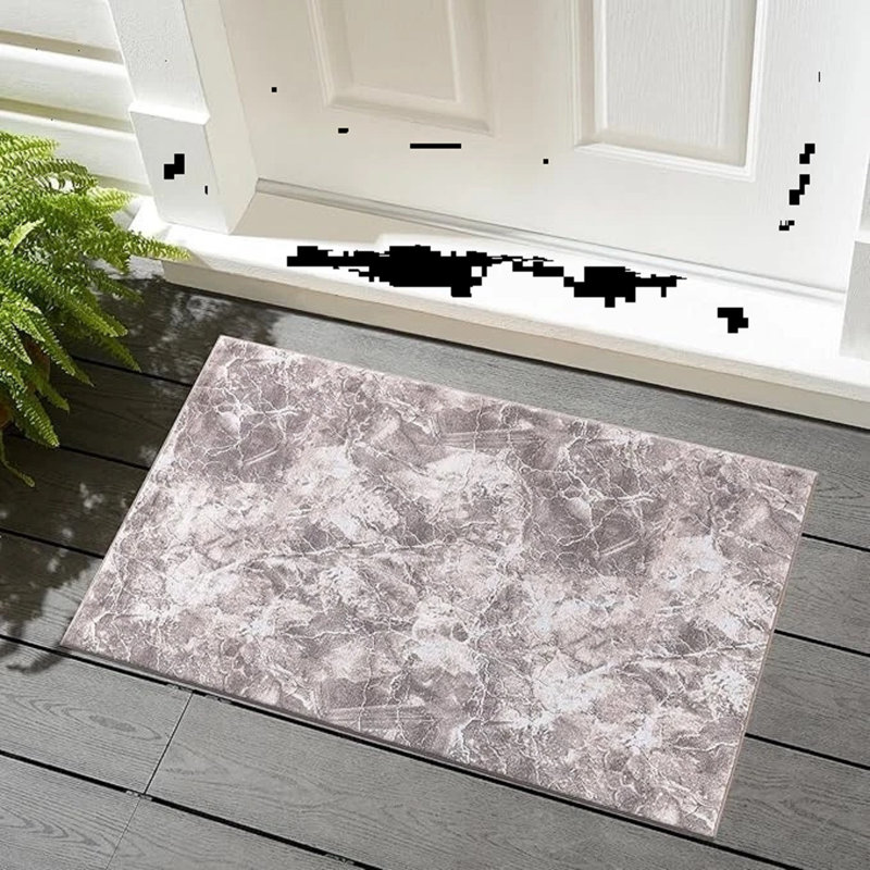 Luxury Non Slip Indoor Door Mats Small Large Door Mat Washable Rugs Dirt Trapper Water Absorbent Kitchen Floor Mat, Beige