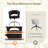 25.1 Inch Velvet Ring Backrest Swivel Office Chair-29914217