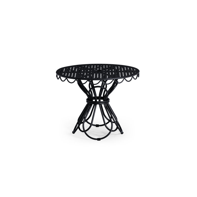 AL FRESCO SIDE TABLE - ANTIQUE WHITE, Black