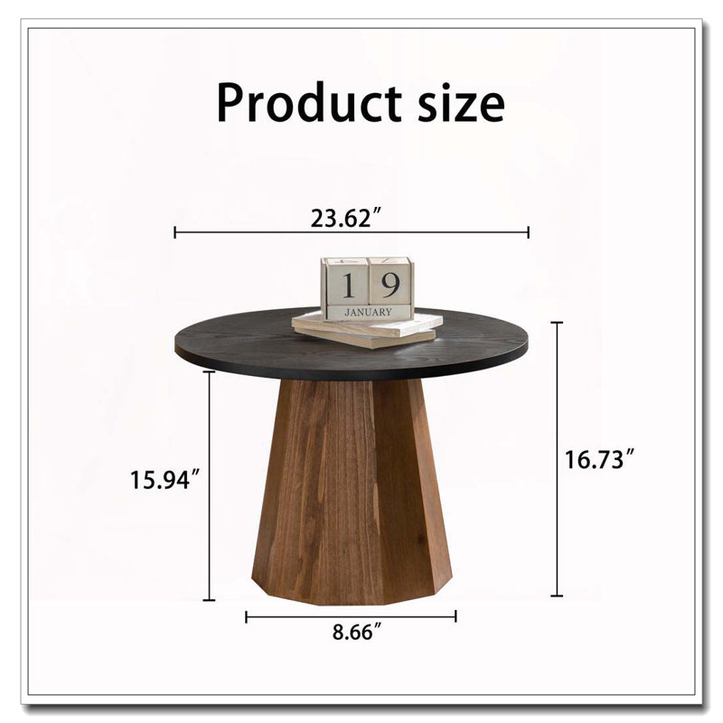 Table basse ronde en bois