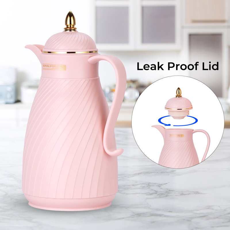ROYALFORD Vacuum Flask | Vacuum Insulated Tea Carafe 1000ML | Heat & Cold Retention, Thermal Insulated Airpot | Insulated jug Preserves Flavor & Freshness, Household Office Hot Water Kettle Pot